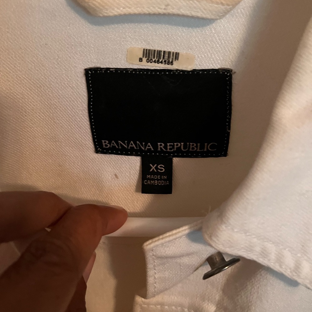 White denim jacket